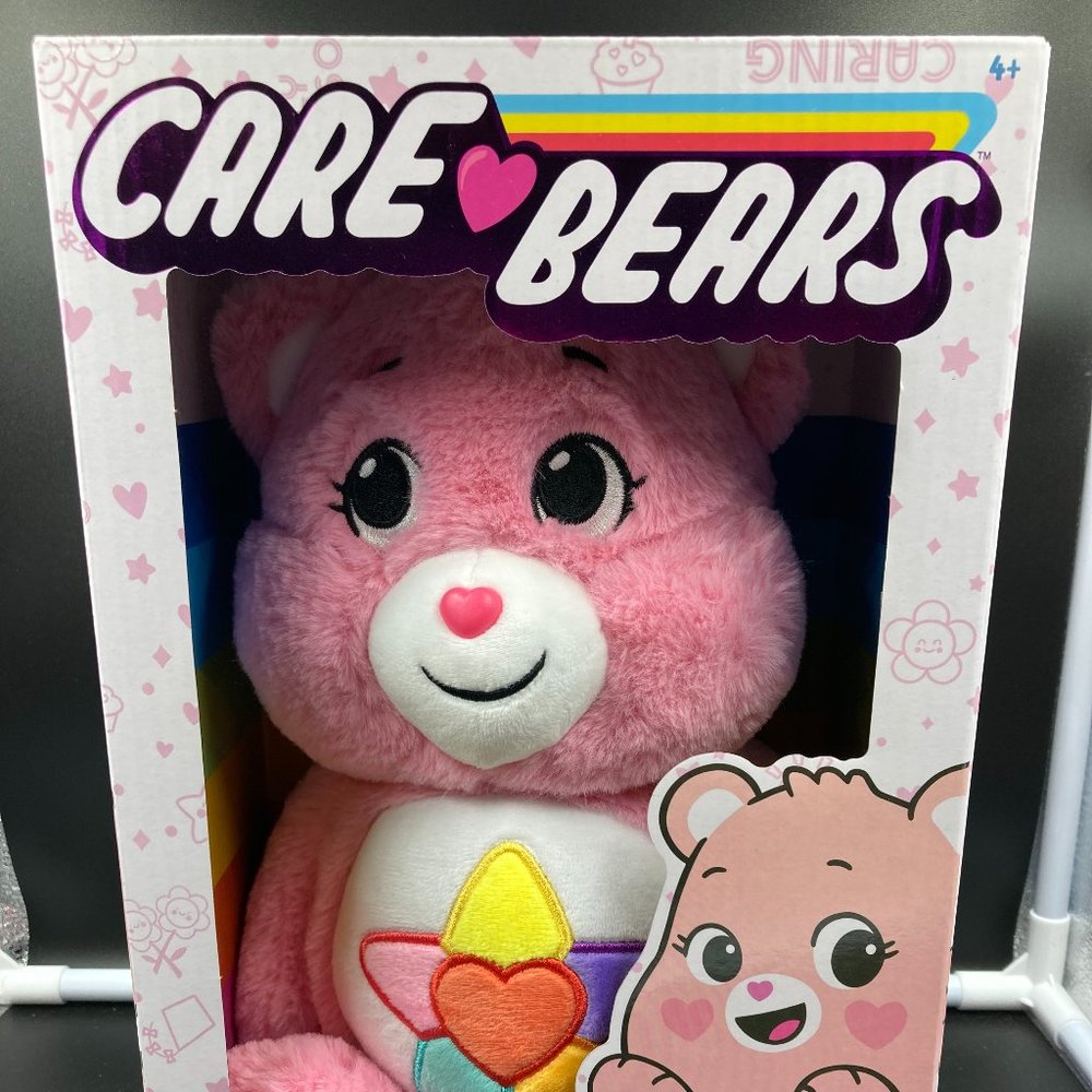 2022 Basic Fun! Care Bears True Heart Bear Plush Care Bears 40th
